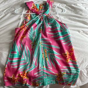 Lilly Pulitzer Loose Fitting Dressy Tank